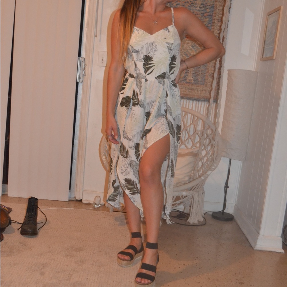 Leaf Boho Dress